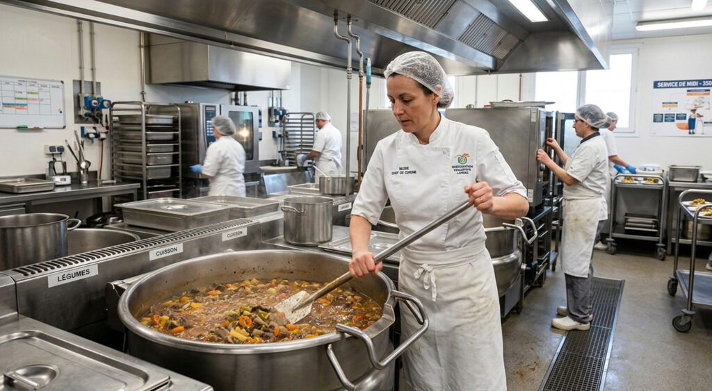 Cuisinière ou cuisinier à Monguilhem